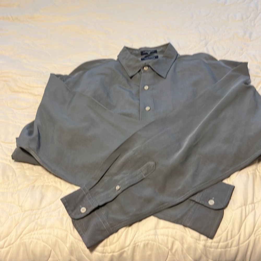Nautica green long sleeve dress shirt size XL